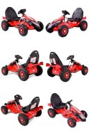 Gokart na akumulator sterowany pilotem, wolny start, hamulec, pompowane koła /TL5388