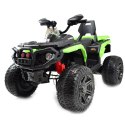 MEGA WIELKI QUAD MAVERICK Z NAPĘDEM 4X4, AMORTYZATORY, MIĘKKIE KOŁA, GAZ W MANETCE, HAMULEC/BBH3588