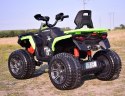 MEGA WIELKI QUAD MAVERICK Z NAPĘDEM 4X4, AMORTYZATORY, MIĘKKIE KOŁA, GAZ W MANETCE, HAMULEC/BBH3588