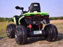 MEGA WIELKI QUAD MAVERICK Z NAPĘDEM 4X4, AMORTYZATORY, MIĘKKIE KOŁA, GAZ W MANETCE, HAMULEC/BBH3588