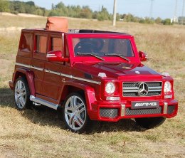 MERCEDES G63 AMG DWA SILNIKI, OTWIERA DRZWI MOCNY, MIĘKKIE KOŁA/HL168