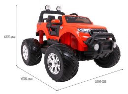 Pojazd Ford Ranger MONSTER 4x4 Pomarańczowy