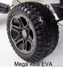 MEGA JEEP 4X4 Z REDUKTOREM NAPĘDU EXCLUSIVE, WOLNY START,MIĘKKIE KOŁA/WXE1688