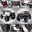 MEGA JEEP 4X4 Z REDUKTOREM NAPĘDU EXCLUSIVE, WOLNY START,MIĘKKIE KOŁA/WXE1688