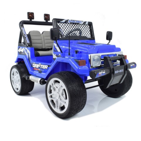 MEGA JEEP DRIFFTER EXCLUSIVE DLA 2 DZIECI, WOLNY START, MEGA KOŁA HP-011