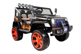 MEGA JEEP SUNSHINE, NAPĘD 4X4, 2X12V, WOLNY START/ MIĘKKIE KOŁA, BLUETOOTH, RADIO EXCLUSIVE/2388