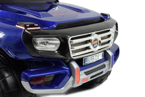 MEGA POLICJA Z DŹWIĘKIEM, MIĘKKIE KOŁA, MIĘKKIE SIEDZENIE, PANEL MP4/HJ5588