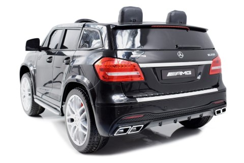 MERCEDES GLS 63, 4 SILNIKI, 2X12 V, MIĘKKIE KOŁA, MIĘKKIE SIEDZENIE, KLIMATYZACJA DLA 2 DZIECI/HL228