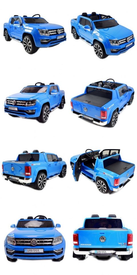 AUTO VW AMAROK, MIĘKKIE KOŁA, MIĘKKIE SIEDZENIE, WOLNY START, FUNKCJA BUJANIA/DMD298