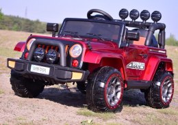 MEGA JEEP FULLTIME, NAPĘD 4X4, 1X12V ,WOLNY START/ MIĘKKIE KOŁA, FUNKCJA BUJANIA EXCLUSIVE LAKIER/7588