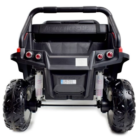 MERCEDES BENZ UNIMOG 4X4,12V14AH, AMORTYZATORY, MIĘKKIE KOŁA, MP4, SUPER OPCJA/UNIMOG