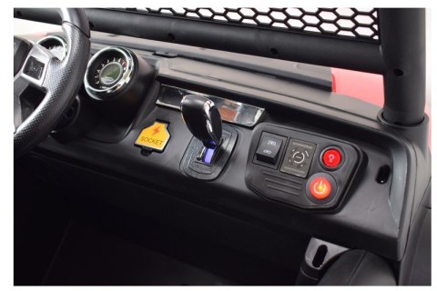 MERCEDES BENZ UNIMOG 4X4,12V14AH, AMORTYZATORY, MIĘKKIE KOŁA, MP4, SUPER OPCJA/UNIMOG