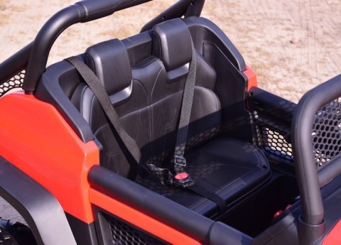 MERCEDES BENZ UNIMOG 4X4,12V14AH, AMORTYZATORY, MIĘKKIE KOŁA, MP4, SUPER OPCJA/UNIMOG