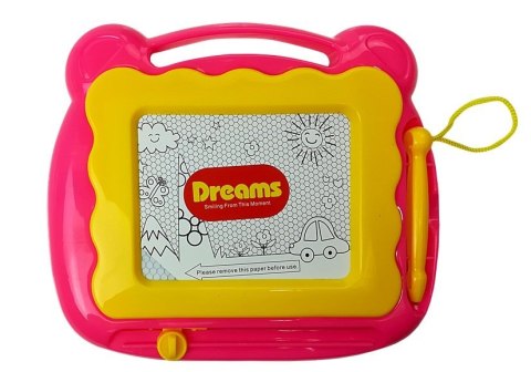 Pchacz Dziecięcy ze znikopisem różowy