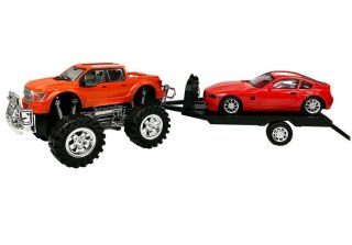 Zestaw Pojazdów Monster Truck Laweta 58 cm