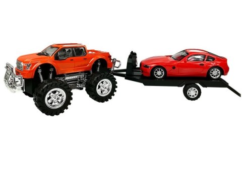 Zestaw Pojazdów Monster Truck Laweta 58 cm