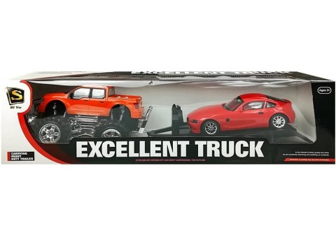 Zestaw Pojazdów Monster Truck Laweta 58 cm