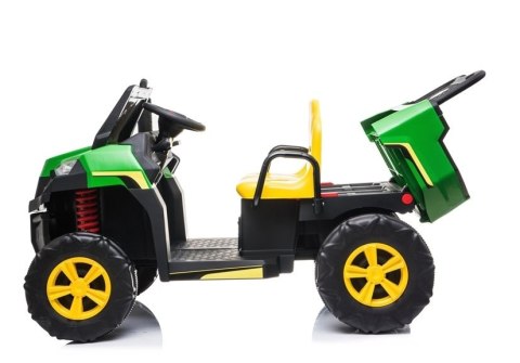 Pojazd na Akumulator A730-1 Zielono-Żółty