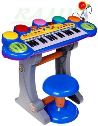 Keyboard Werble 3 Oktawy Niebieski