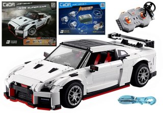 Samochód sportowy z klocków R/C Zdalnie Sterowany 1322 elementów