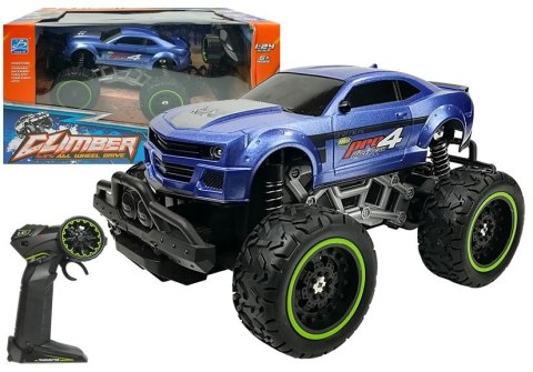 Auto Zdalnie Sterowane R/C Wysokie Koła Niebieskie