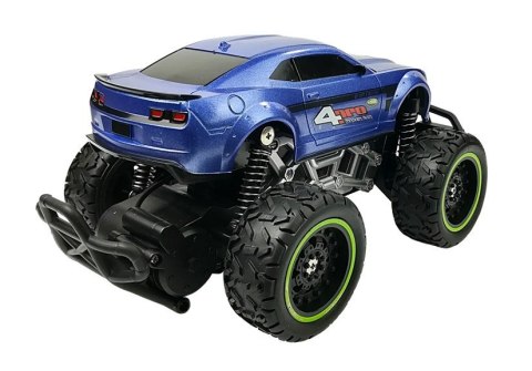 Auto Zdalnie Sterowane R/C Wysokie Koła Niebieskie