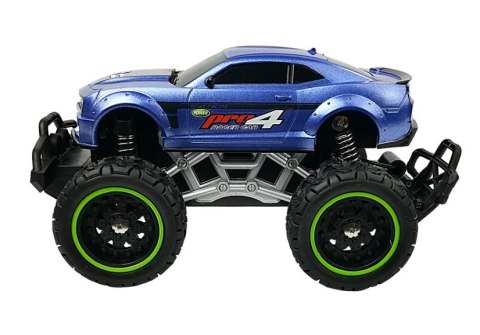 Auto Zdalnie Sterowane R/C Wysokie Koła Niebieskie