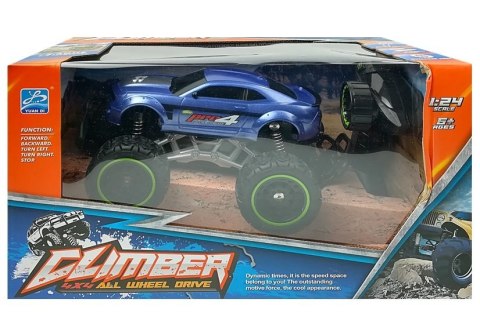 Auto Zdalnie Sterowane R/C Wysokie Koła Niebieskie