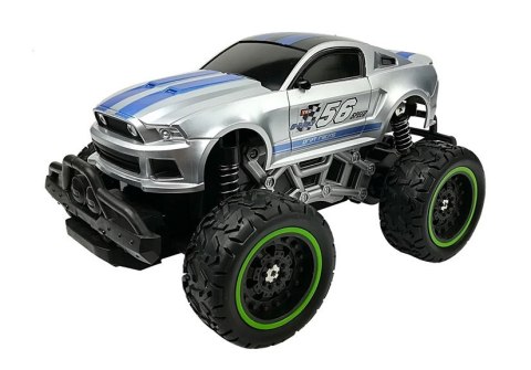 Auto Zdalnie Sterowane R/C Wysokie Koła Srebrne