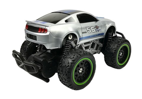 Auto Zdalnie Sterowane R/C Wysokie Koła Srebrne