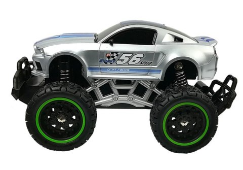 Auto Zdalnie Sterowane R/C Wysokie Koła Srebrne