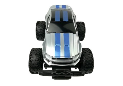 Auto Zdalnie Sterowane R/C Wysokie Koła Srebrne