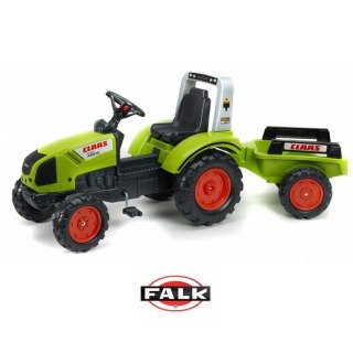 FALK DUŻY Traktor na Pedały CLAAS Przyczepa