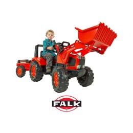 FALK Traktor KUBOTA z łyżką i przyczepą