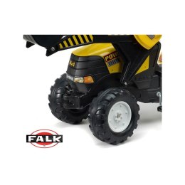 FALK Traktor na pedały z Przyczepą Łyżką Łopatka Grabki + Kask