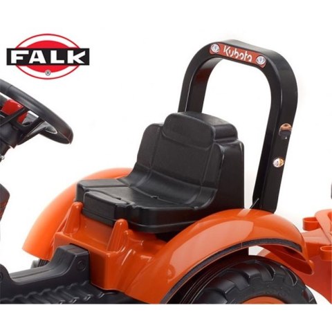 FALK traktor na pedałki Kubota z przyczepką