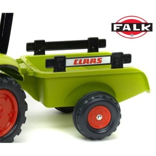 Falk Traktor Claas z Przyczepą i Łyżką na pedały