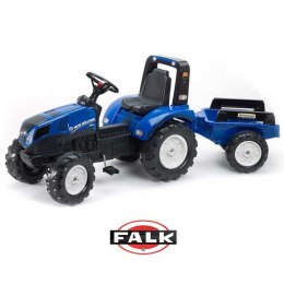 New Holland Traktor na pedały z przyczepą i łyżką FALK