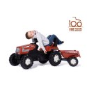 Rolly Toys Traktor Farmtrac Fiat Centenario na Pedały z Przyczepką