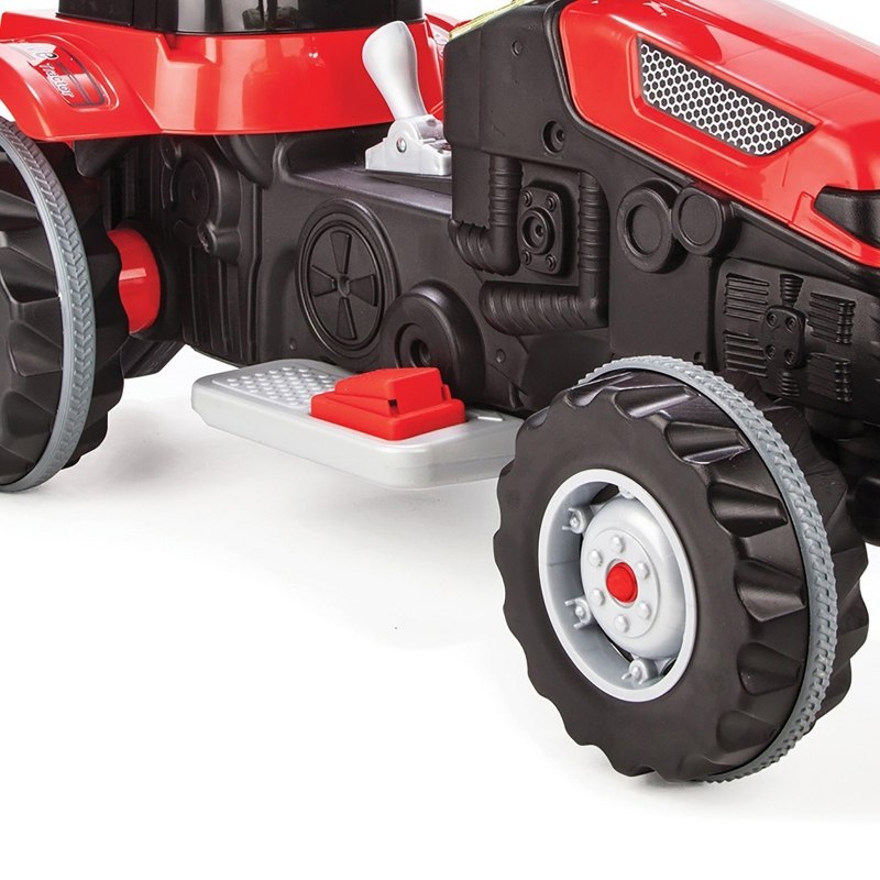 WOOPIE Duży czerwony traktor na akumulator 6V