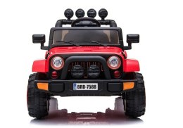 Auto na Akumulator Jeep BRD-7588 4x4 Czerwony