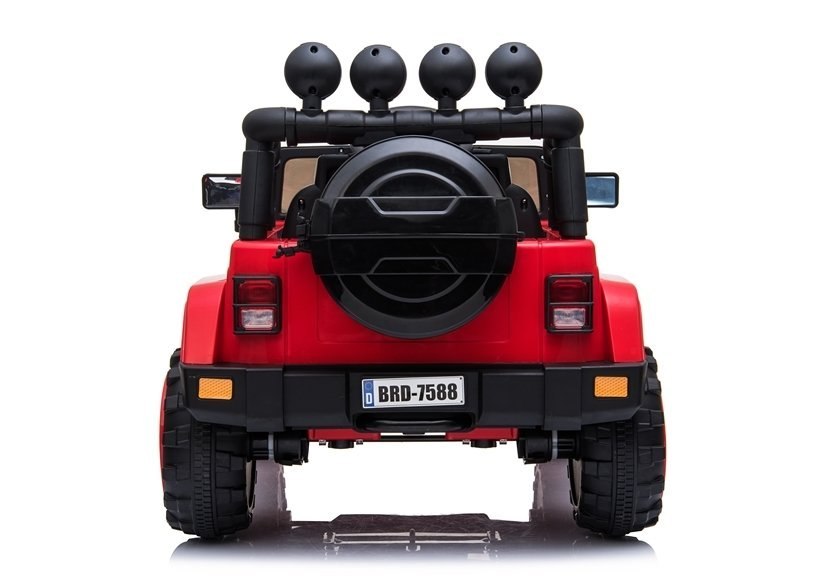 Auto na Akumulator Jeep BRD-7588 4x4 Czerwony