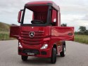 Auto na Akumulator Mercedes Actros Czerwone Lakier