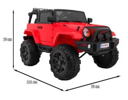 Pojazd Jeep All Terrain Czerwony