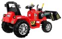 Pojazd Koparka Traktor Czerwona + PILOT
