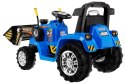 Pojazd Koparka Traktor Niebieska + PILOT