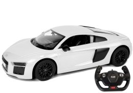 Auto R/C Audi R8 Rastar 1:14 Białe na pilota