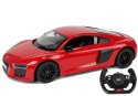 Auto R/C Audi R8 Rastar 1:14 Czerwone na pilota