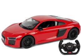 Auto R/C Audi R8 Rastar 1:14 Czerwone na pilota