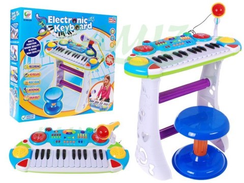 Keyboard 2 Oktawowy Niebieski